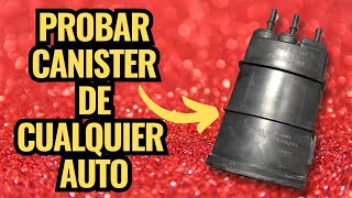 Como PROBAR el CANISTER de cualquier AUTO  Cartucho o Recipiente EVAP [upl. by Atteinotna]