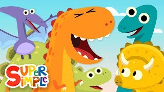 10 Little Dinosaurs  Kids Songs  Super Simple Songs [upl. by Aicac]