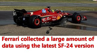 Ferrari at Fiorano F1 data collection to validate new SF24 floor with wet track test [upl. by Rip613]