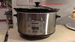 Experiment SlowCookerCrockie Teil1 [upl. by Aivatahs]