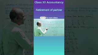 calculation of new profit sharing ratio retirement of partner class XII 202425 CBSE Accountancy [upl. by Saimerej]