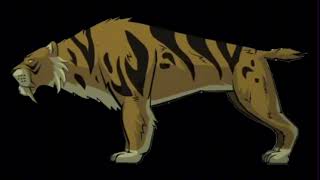 Genndy Tartakovsky’s Primal 2019 TV Series Smilodon Sound Effects Season 1 Version [upl. by Jerrold]