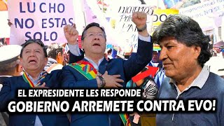 GOBIERNO ARREMETE CONTRA EVO MORALES Y SU BLOQUEO EVO RESPONDE Y SE ARMA LA PELEA [upl. by Carolina559]