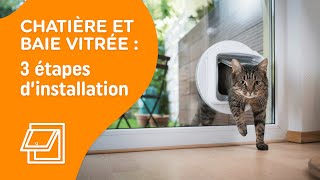 Comment installer une chatière sur une baie vitrée  3 étapes  MesDépanneursfr [upl. by Mayfield]