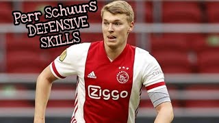 Perr Schuurs• Ajax • best defensive skills 2021• [upl. by Schnapp]