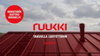 Ruukki mainos – Ruukin katto ja tarvikkeet  Ruukkifi [upl. by Ydnac462]