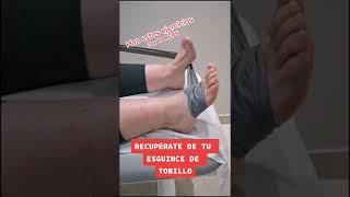 🔴¿Tienes un ESGUINCE de TOBILLO ¡Recupérate con estos ejercicios🦶🏼 [upl. by Ahseirej]