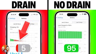 25 Hacks To Fix iPhone Battery Drain — Apple Hates 7 iOS 172 Battery Drain [upl. by Idnaj428]