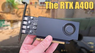 Nvidias Tiny New RTX A400  Can It Game [upl. by Sirotek]