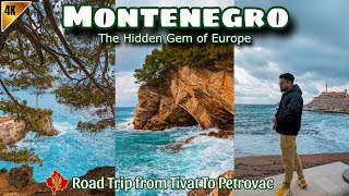 Montenegro Road Trip 🇲🇪  Explore Stunning Petrovac amp Adriatic Coastline  Hindi Vlog [upl. by Asha241]