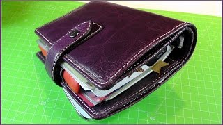 Mein Filofax Malden Pocket  Aufteilung und Notizen  gabelschereblog [upl. by Atikahs]