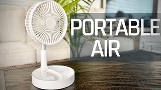 BEST Portable Foldable FAN  Wireless  Rechargeable Full Size [upl. by Amaris]