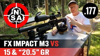 FX Impact M3 vs NSA 15 amp 205 gr [upl. by Anitsej]