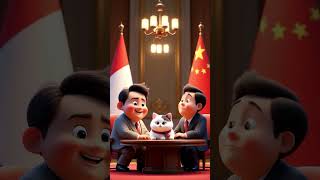 Boby Kucing Presiden Prabowo  Ikut Negosiasi Bareng Xi Jinping di China [upl. by Tomasina]