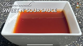 Homemade Sweet and Sour Sauce Recipe  How To Make Sweet N Sour Sauce [upl. by Anorahs625]