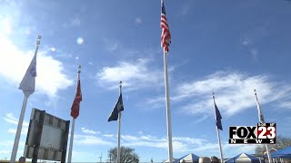 Video Bartlesville community celebrates new memorial at Veterans Park [upl. by Doria]