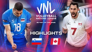 🇸🇮 SLO vs 🇨🇦 CAN  Highlights  Week 1  Mens VNL 2024 [upl. by Aihtnic469]