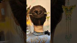 hair style girl simple and easy for long hair hairhacks hairtutorial hair hairstyle [upl. by Nytsua]