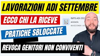 ASSEGNO DI INCLUSIONE SETTEMBRE 2024 lavorazioni arrivate [upl. by Aikenat]