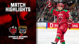 Cardiff Devils v Nottingham Panthers Highlights  Sept 7th 2024 [upl. by Odlavso]