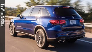 2020 MercedesBenz GLC 300 4MATIC  Brilliant Blue Metallic  Driving Interior Exterior US Spec [upl. by Viquelia]