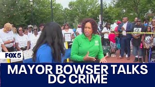 DC Mayor Bowser talks crime economy and the state of the District [upl. by Ferris]