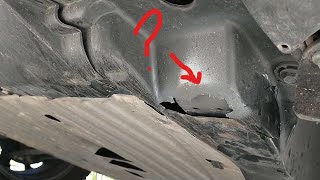 How to repair damaged engine splash shield lower cover of 2016  2021 Civic with plastic welding [upl. by Loraine]