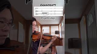 Ornaments Pralltriller violinclassicalmusic classicalmusic violinist violin violintures tips [upl. by Eilime]