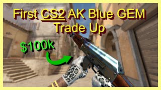 First CS2 AK Case Hardened Trade Up Attempt [upl. by Aserehs]