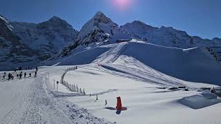 Grindelwald Switzerland Hike from Männlichen 2200m to Kleine Scheidegg Part 1 [upl. by Mickie838]