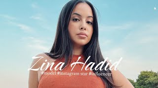 Zina Hadid I American Plus model  Instagram sensation  influencer  Bio amp info [upl. by Lilybel443]