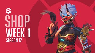 New Oni Kiriko skin  ingame showcase  overwatch 2 [upl. by Suoicerpal]