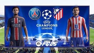 PSG vs Atletico Madrid  UEFA CHAMPIONS LEAGUE 2425  Matchday 4  2024 Full Match 4K  FC 25 [upl. by Yliram]