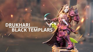 Skysplinter Drukhari vs Black Templars  A 10th Edition Warhammer 40k Battle Report [upl. by Anirehtak]