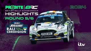 JDS Machinery Rali Ceredigion Highlights I 2024 Probite British Rally Championship [upl. by Ellenet]