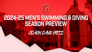 Grove City College 202425 Mens Swimming amp Diving Season Preview [upl. by Romy]