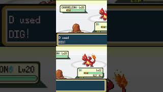 One shotting the rival’s charmeleon with a diglett I found in a cave 5 minutes ago [upl. by Leuas223]