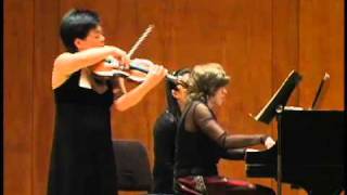 Yura Lee violin  Bartok Sonata No1 Sz75 2 of 3 [upl. by Gargan25]