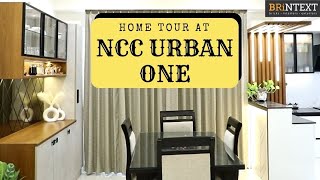 HOME TOUR AT NCC URBAN ONE  INTERIOR DESIGNING  HYDERABAD  DECOR ANTHEM [upl. by Nekciv]