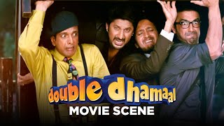 Arshad Riteish Javed amp Aashish Fool Satish Kaushik  Double Dhamaal  Movie Scene  Indra Kumar [upl. by Roach]