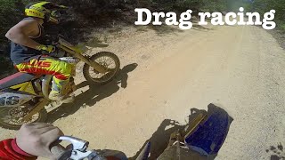 Yz250 2Stroke Vs Rmz250 4stroke which is faster [upl. by Rentschler690]