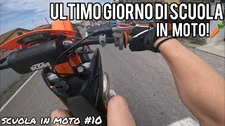 Ultimo Giorno di Scuola in Moto😍KTM sx125 2022🥕 [upl. by Anehs225]