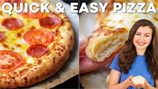 Easy Pizza Dough Tutorial From Scratch in Under 2 Hours [upl. by Lynett304]