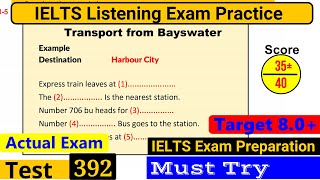 IELTS Listening Practice Test 2024 with Answers Real Exam  392 [upl. by Airres]