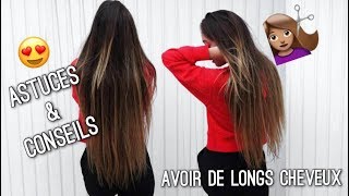 COMMENT AVOIR DE LONGS CHEVEUX RAPIDEMENT [upl. by Gahl203]