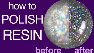 How to Polish Resin for Jewelry and more  littlewindowscom [upl. by Uriia]