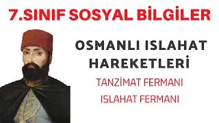 7SINIF OSMANLI ISLAHAT HAREKETLERİ [upl. by Adnael308]