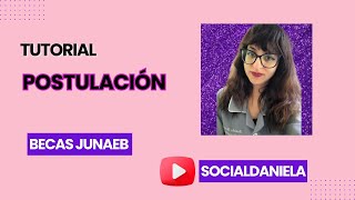 Tutorial para postulación y renovación Becas JUNAEB💻 [upl. by Joktan]