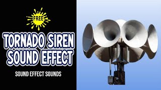 Tornado Siren Sound Effect [upl. by Ruperta]