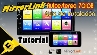 Mirrorlink 7010B Android Instalacion [upl. by Jereld]